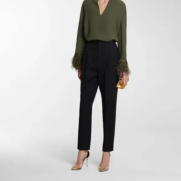 FSJ Women Studded Pointed Toe Transparent Pumps High Heels Pumps SZ 9.5:NWOB - Picture 3 of 11